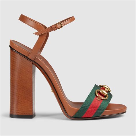 tan gucci heels